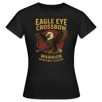 Armbrust Schütze Adler - Frauen T-Shirt - Schwarz - Vorne - AI Model Female 172 dark (172cm)