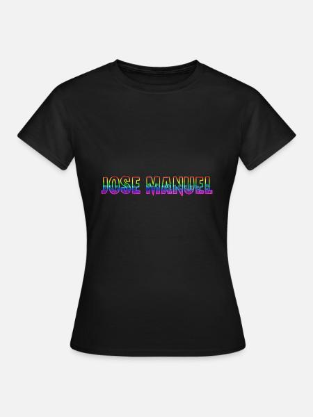 jose manuel rs regenbogen - Frauen T-Shirt - Schwarz