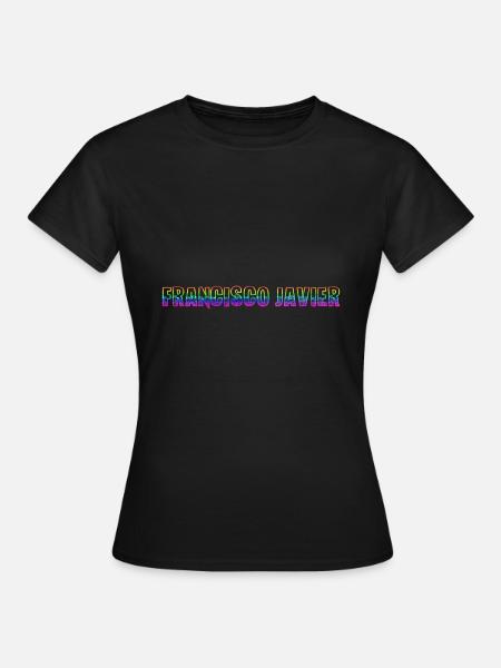 francisco javier rs regenbogen - Frauen T-Shirt - Schwarz