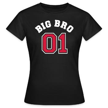 Big Bro 01 - Big Brother - Women's T-Shirt - black - Front - AI Model Female 172 dark (172cm)