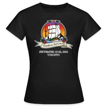 Schiffskameraden LE VII - Frauen T-Shirt - Schwarz - Vorne - AI Model Female 172 dark (172cm)