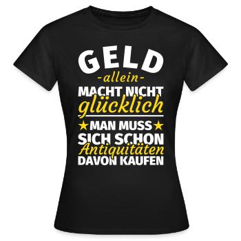 Antiquitäten Sammler - Frauen T-Shirt - Schwarz - Vorne - AI Model Female 172 dark (172cm)