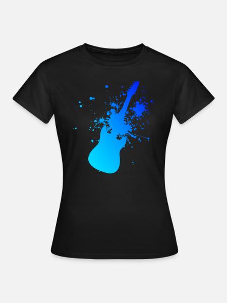 Guitarist Guitar Guitar Ladies Men Guitar Playe - Women's T-Shirt - black