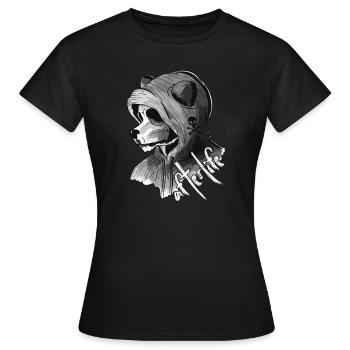 Furry afterlife Furry Fandom Furries Design - Women's T-Shirt - black - Front - AI Model Female 172 dark (172cm)