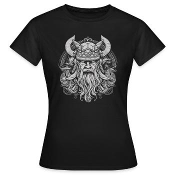Thor Wikinger - Frauen T-Shirt - Schwarz - Vorne - AI Model Female 172 dark (172cm)
