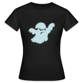 Fantôme fantôme - T-shirt Femme - noir - Devant - AI Model Female 172 dark (172cm)