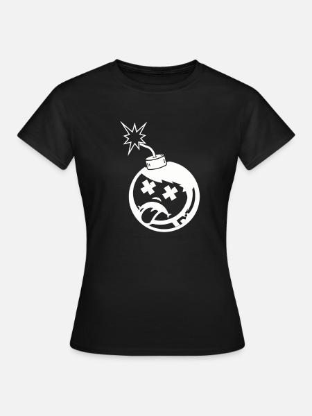 Bomb Punk Bombe - Frauen T-Shirt - Schwarz