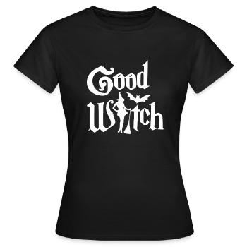 Good Witch Good Witch - Women's T-Shirt - black - Front - AI Model Female 172 dark (172cm)
