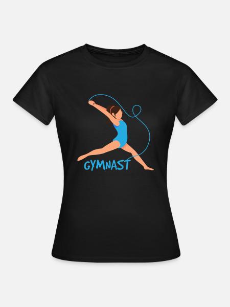 Gymnastique gymnastique rythmique - T-shirt Femme - noir