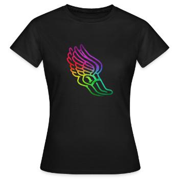 athlétisme - T-shirt Femme - noir - Devant - AI Model Female 172 dark (172cm)