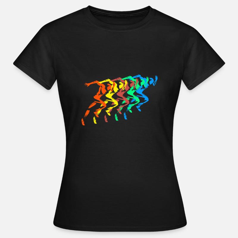 Athletics Runner Bunt Sprinter - Women's T-Shirt - black