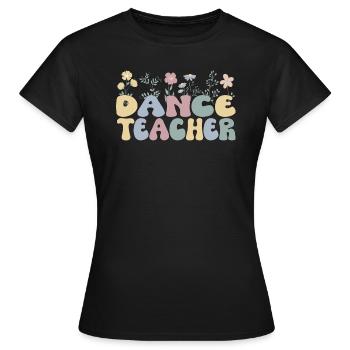 Reconnaissance de professeur de danse Cours de danse - T-shirt Femme - noir - Devant - AI Model Female 172 dark (172cm)