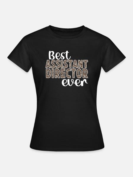 Bester Stellvertretender Direktor Stellvertreter - Dame-T-shirt - sort