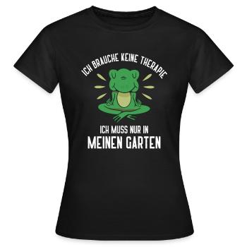 Gärtner Hobbygärtner Garten Landschaftsgärtner - Frauen T-Shirt - Schwarz - Vorne - AI Model Female 172 dark (172cm)