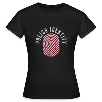 Polish Identity - Women's T-Shirt - black - Front - AI Model Female 172 dark (172cm)