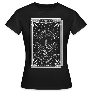 La chaleur (blanc) - T-shirt Femme - noir - Devant - AI Model Female 172 dark (172cm)