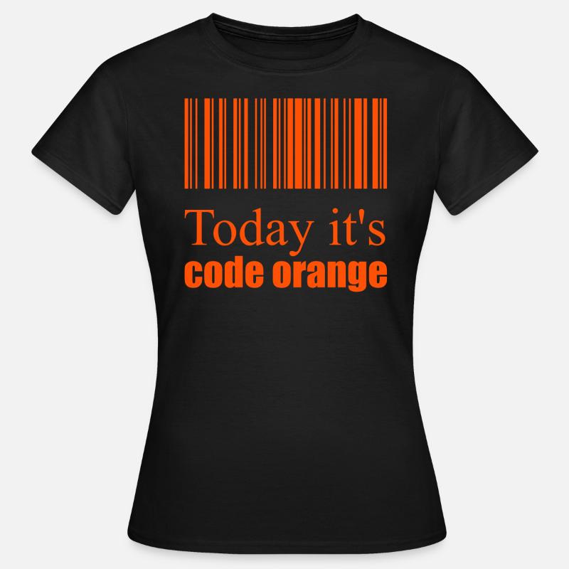 Code orange - Frauen T-Shirt - Schwarz