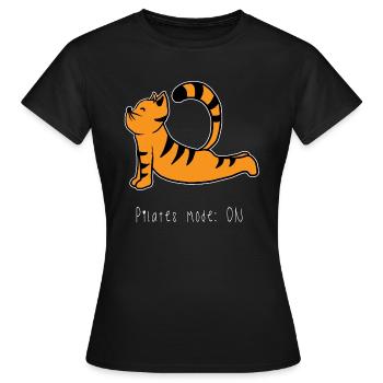 Yoga Work Out Gift - Women's T-Shirt - black - Front - AI Model Female 172 dark (172cm)