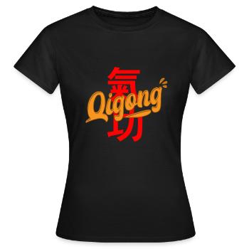 Yoga Work Out Gift - Women's T-Shirt - black - Front - AI Model Female 172 dark (172cm)