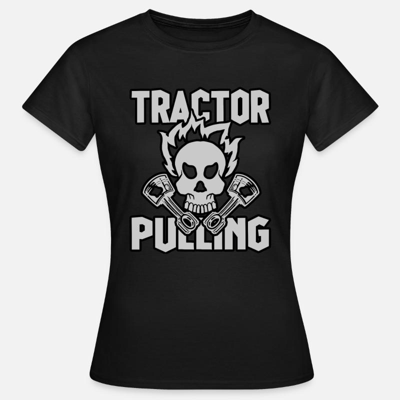 Tractor Pulling Power Full Pull Motorsport Gift - Women's T-Shirt - black