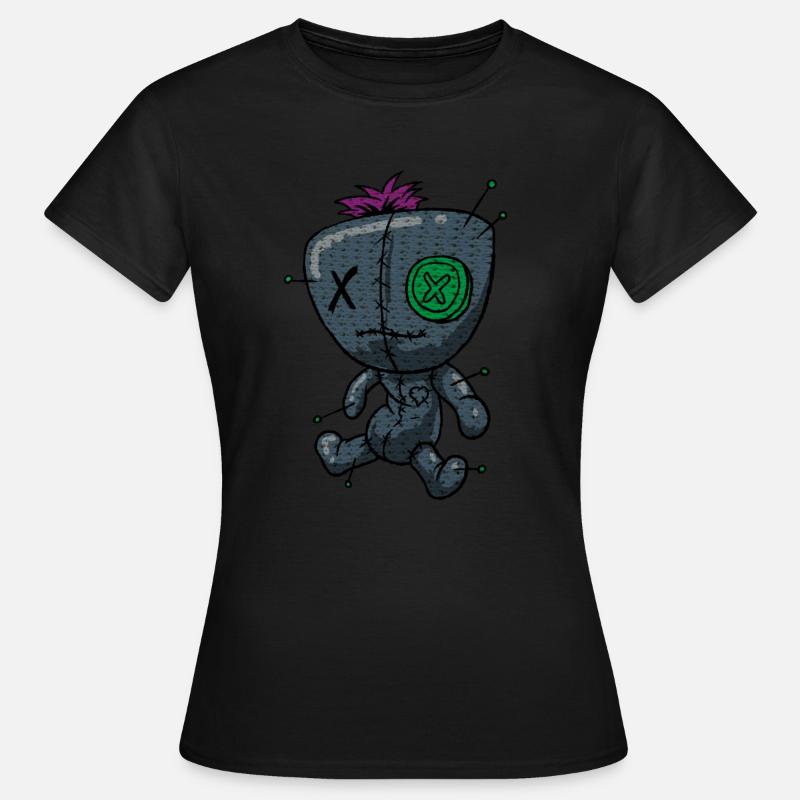 Voodoo Charm Spell Hex Jinx Witchcraft Sorcery - Women's T-Shirt - black
