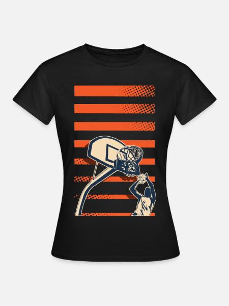 Basketball Basketballer - Frauen T-Shirt - Schwarz