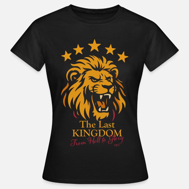 Last Kingdom Lion From Hell to Glory  - Women's T-Shirt - black