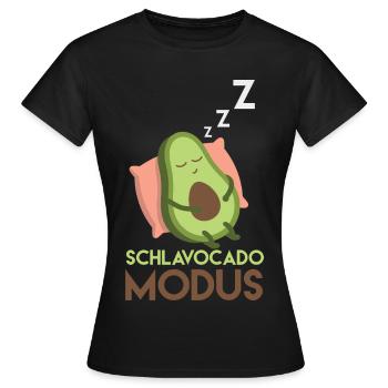 Schlavocado Modus - Frauen T-Shirt - Schwarz - Vorne - AI Model Female 172 dark (172cm)