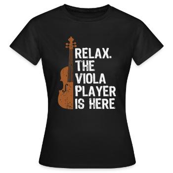 Alto Altiste Orchestre Alto Alto Musicien - T-shirt Femme - noir - Devant - AI Model Female 172 dark (172cm)