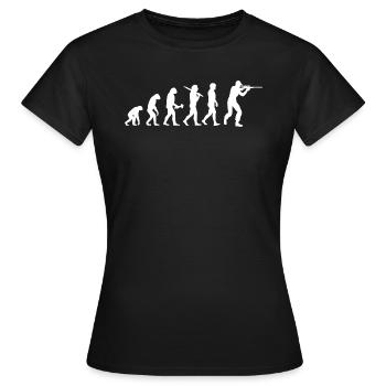 Shooting club sport shooter sport shooting gift - Women's T-Shirt - black - Front - AI Model Female 172 dark (172cm)