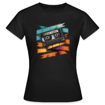 Never forget the old times - Women's T-Shirt - black - Front - AI Model Female 172 dark (172cm)