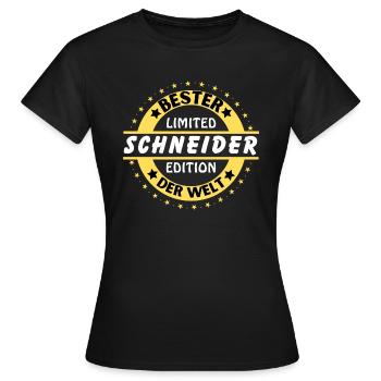 Best tailor in the world - Women's T-Shirt - black - Front - AI Model Female 172 dark (172cm)