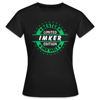 Best beekeeper in the world - Women's T-Shirt - black - Front - AI Model Female 172 dark (172cm)