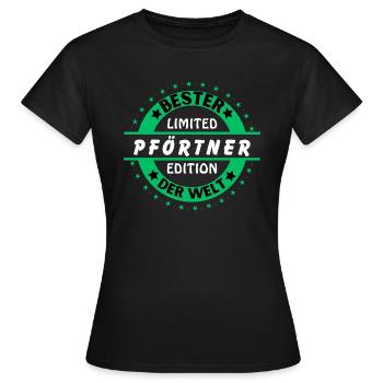 Best doorman in the world - Women's T-Shirt - black - Front - AI Model Female 172 dark (172cm)