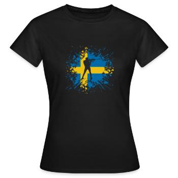Cadeau De Biathlon Pour Les Fans De Sports - T-shirt Femme - noir - Devant - AI Model Female 172 dark (172cm)