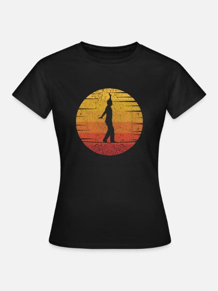 Slackline Slackliner Balancing Slackline - T-shirt Femme - noir