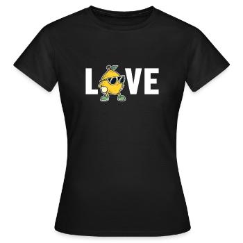Limonade Love Vendeur de limonade Limonade - T-shirt Femme - noir - Devant - AI Model Female 172 dark (172cm)