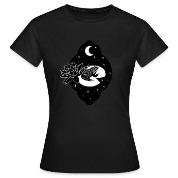 Kröte Kaulquappe Laubfrosch Froschzüchter Frosch - Frauen T-Shirt - Schwarz - Vorne - AI Model Female 172 dark (172cm)