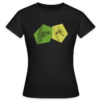 Kröte Kaulquappe Laubfrosch Froschzüchter Frosch - Frauen T-Shirt - Schwarz - Vorne - AI Model Female 172 dark (172cm)