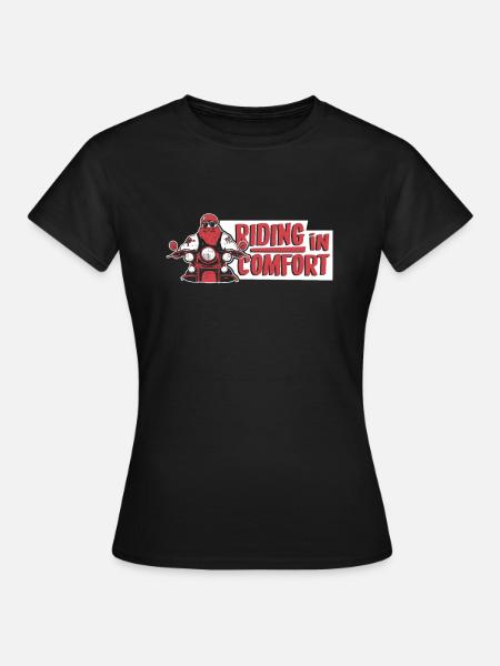 Riding In Comfort Dreirad Motorrad Threewheeler - Frauen T-Shirt - Schwarz