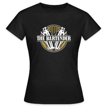 Le barman mixologue Barman Barman Barman - T-shirt Femme - noir - Devant - AI Model Female 172 dark (172cm)