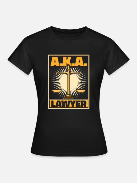 A.K.A. Prawnik Radca prawny Prokurator Generalny - T-shirt dam - svart