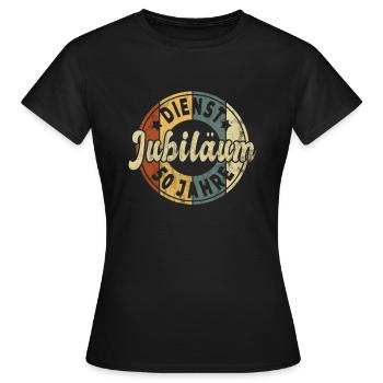 Cadeau d’anniversaire de l’entreprise 50e anniversaire - T-shirt Femme - noir - Devant - AI Model Female 172 dark (172cm)