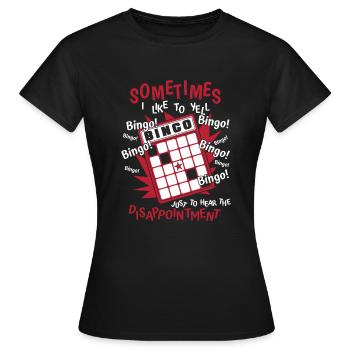 Juste pour entendre la déception Caller Daubers - T-shirt Femme - noir - Devant - AI Model Female 172 dark (172cm)
