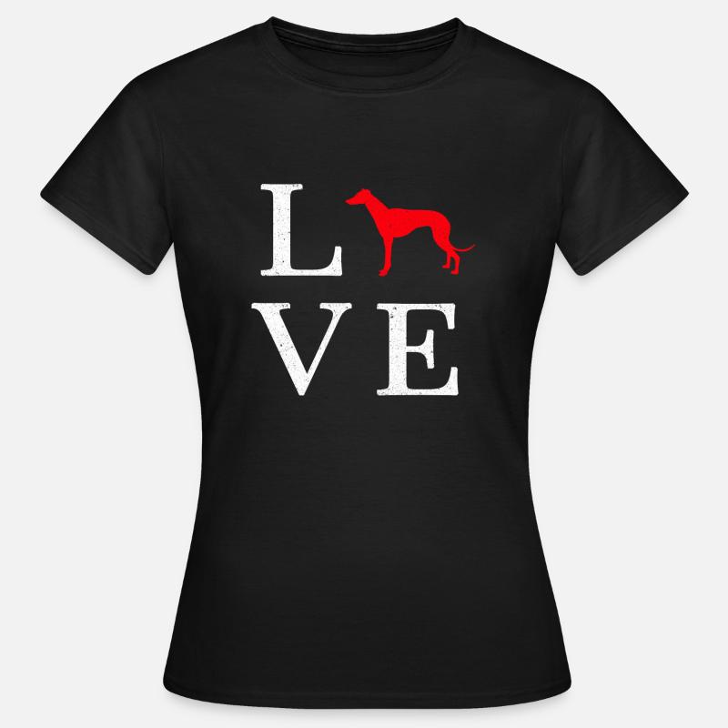 Greyhound greyhound gift - Women's T-Shirt - black