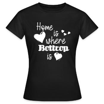 Zuhause in Bottrop - Home is where Bottrop is - Frauen T-Shirt - Schwarz - Vorne - AI Model Female 172 dark (172cm)