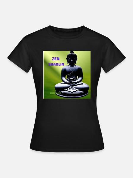 Shaolin Zen - Frauen T-Shirt - Schwarz
