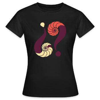 Énigme infinie. 10 Kiribila - T-shirt Femme - noir - Devant - AI Model Female 172 dark (172cm)
