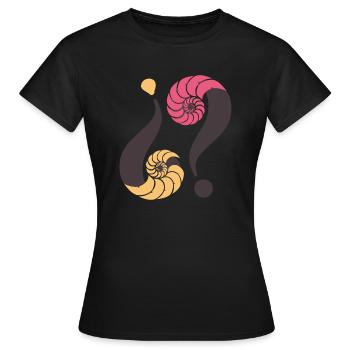Unendliches Rätsel. 12 P3 - Frauen T-Shirt - Schwarz - Vorne - AI Model Female 172 dark (172cm)