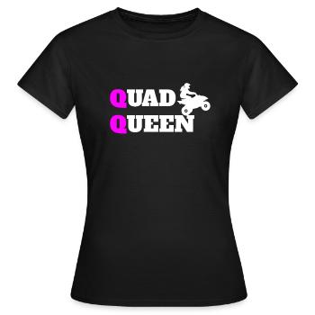 Quad ATV UTV Offroad Racing - Women's T-Shirt - black - Front - AI Model Female 172 dark (172cm)